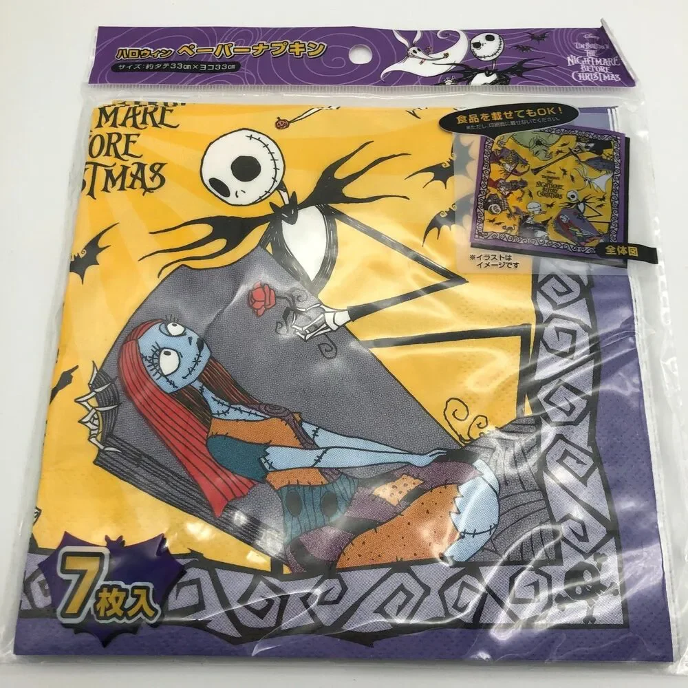 Disney Halloween Paper Napkin Set of 2 Toy Story Nightmare Before Xmas Japan NEW